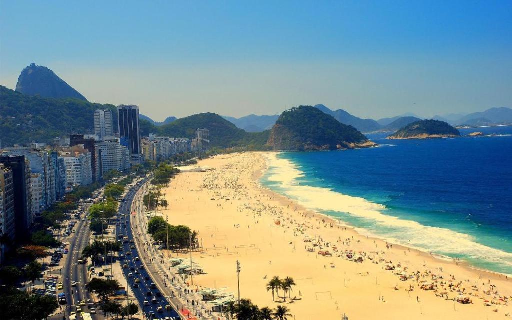 Appartement Completo Na De Copacabana 02 Quartos Com Vista Lateral Mar Em Andar Alto, Ar, Wifi , Netflix, Pauloangerami Rmvc18 *